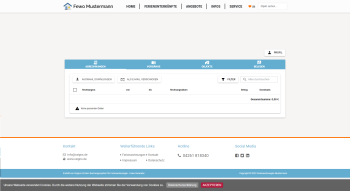 Abrechnungen im Eigentümerlogin des October Webmoduls abrufen