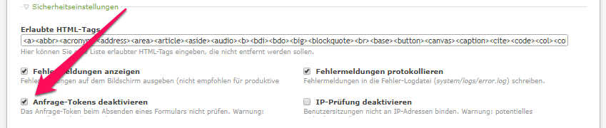 Fewo Daten an die Internetseite senden