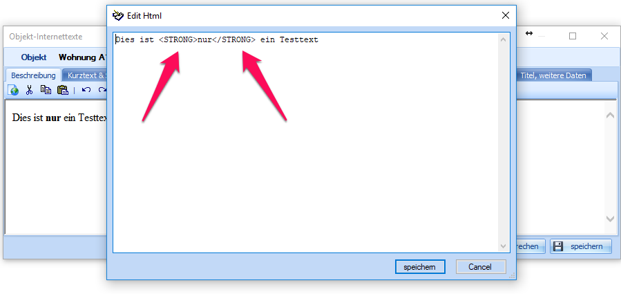 HTML-Formatierungen aus Quelltext entfernen
